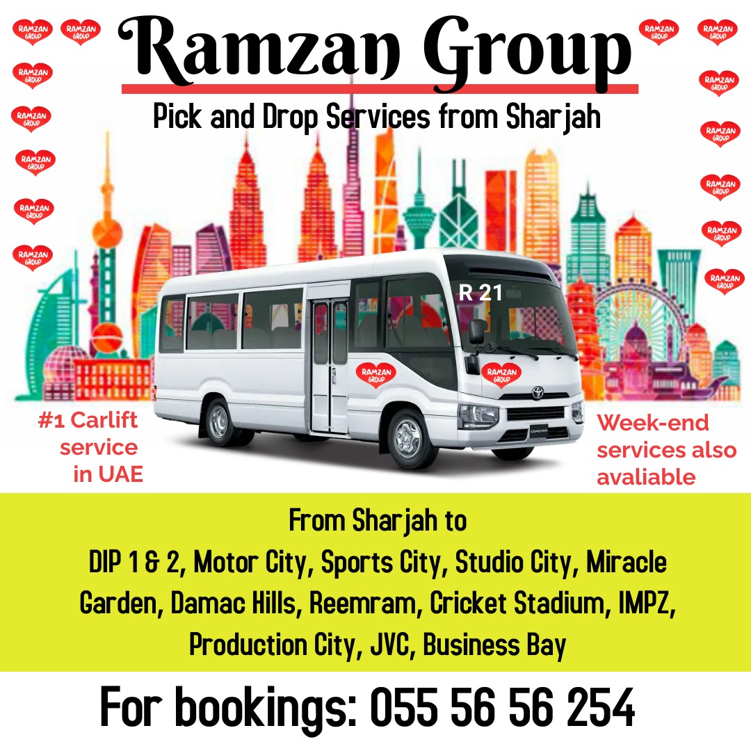 Sharjah to DIP Call: 00971 55 5656254